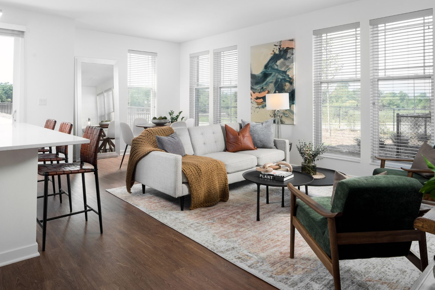 There's room to grow in our studio to three-bedroom apartment layouts.