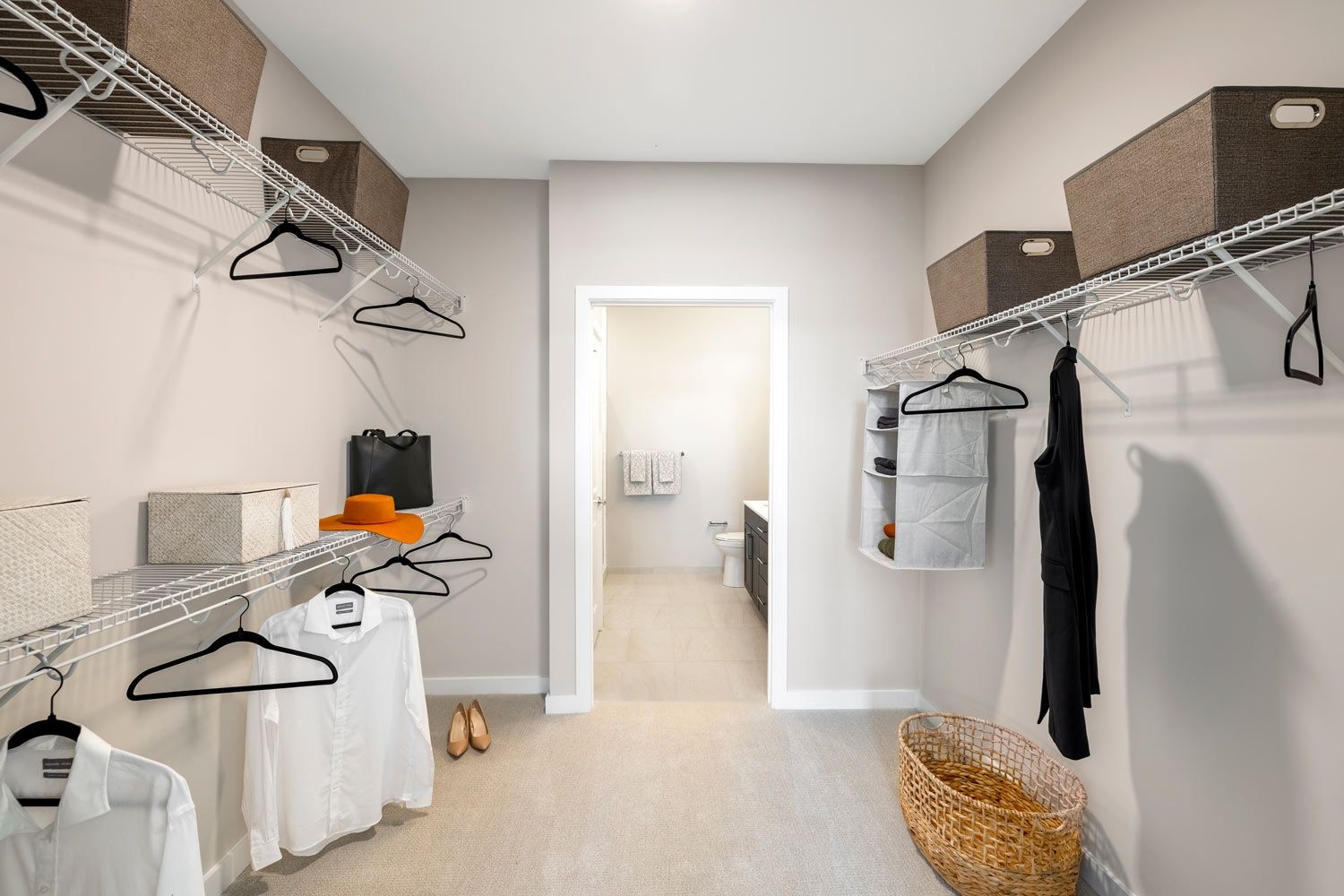 Build your dream wardrobe in our walk-in closets