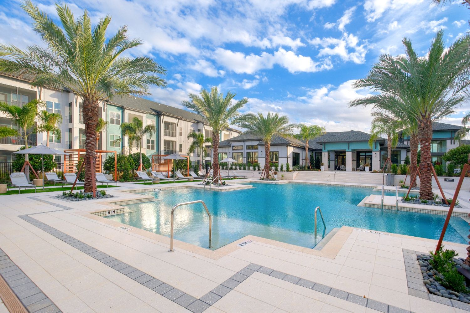 Resort style pool