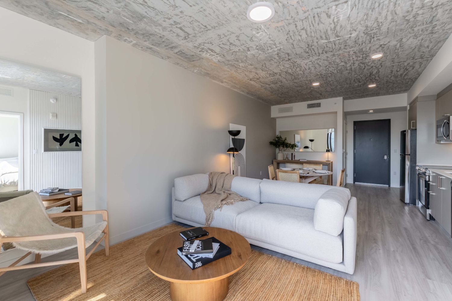 Large modern living spaces