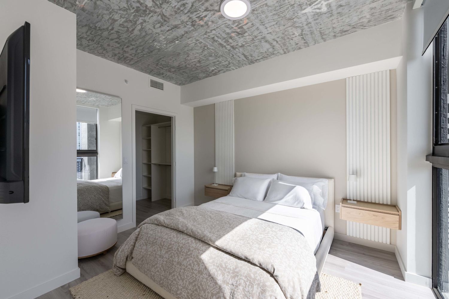 Light filled bedrooms