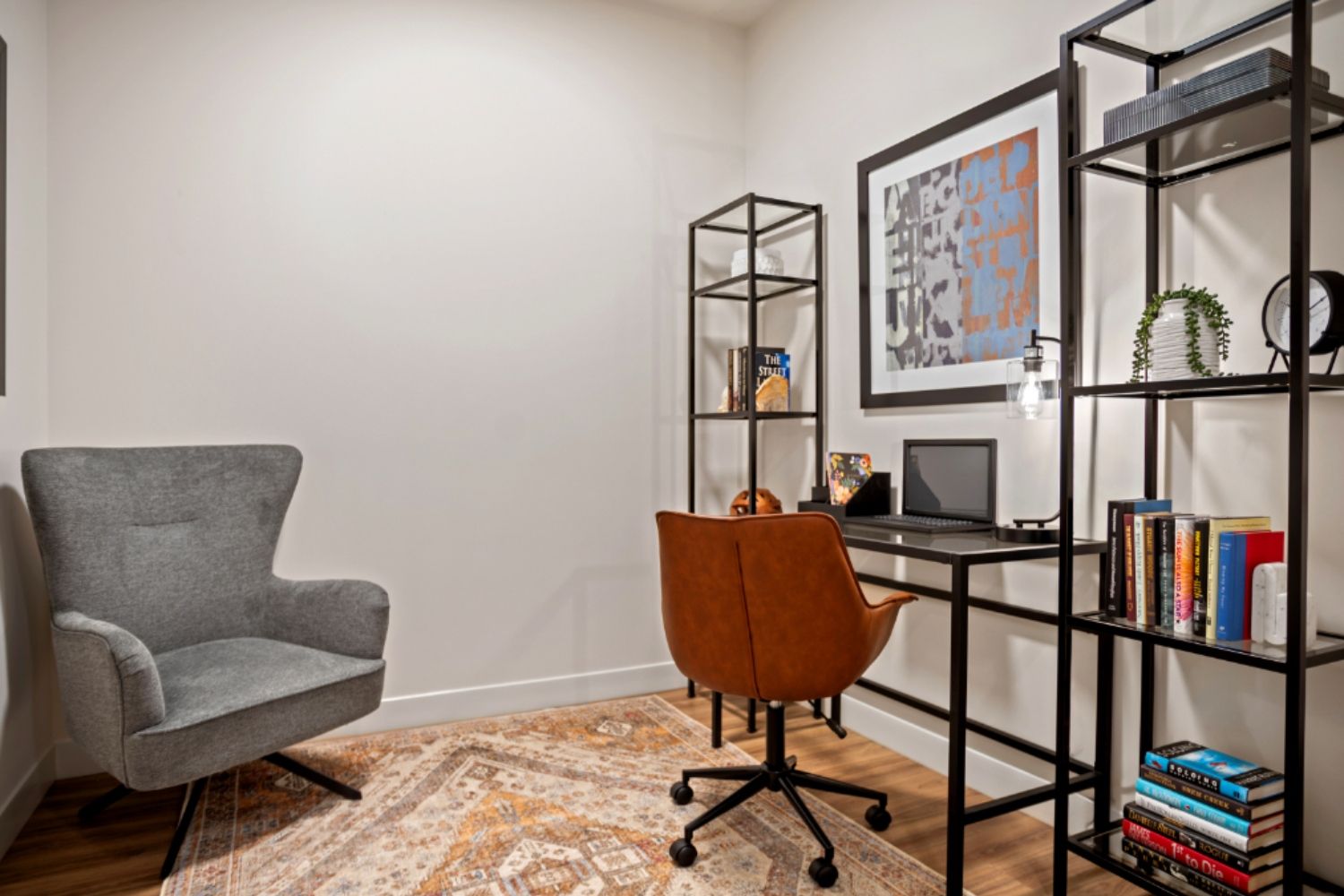 Work or play in this cozy nook