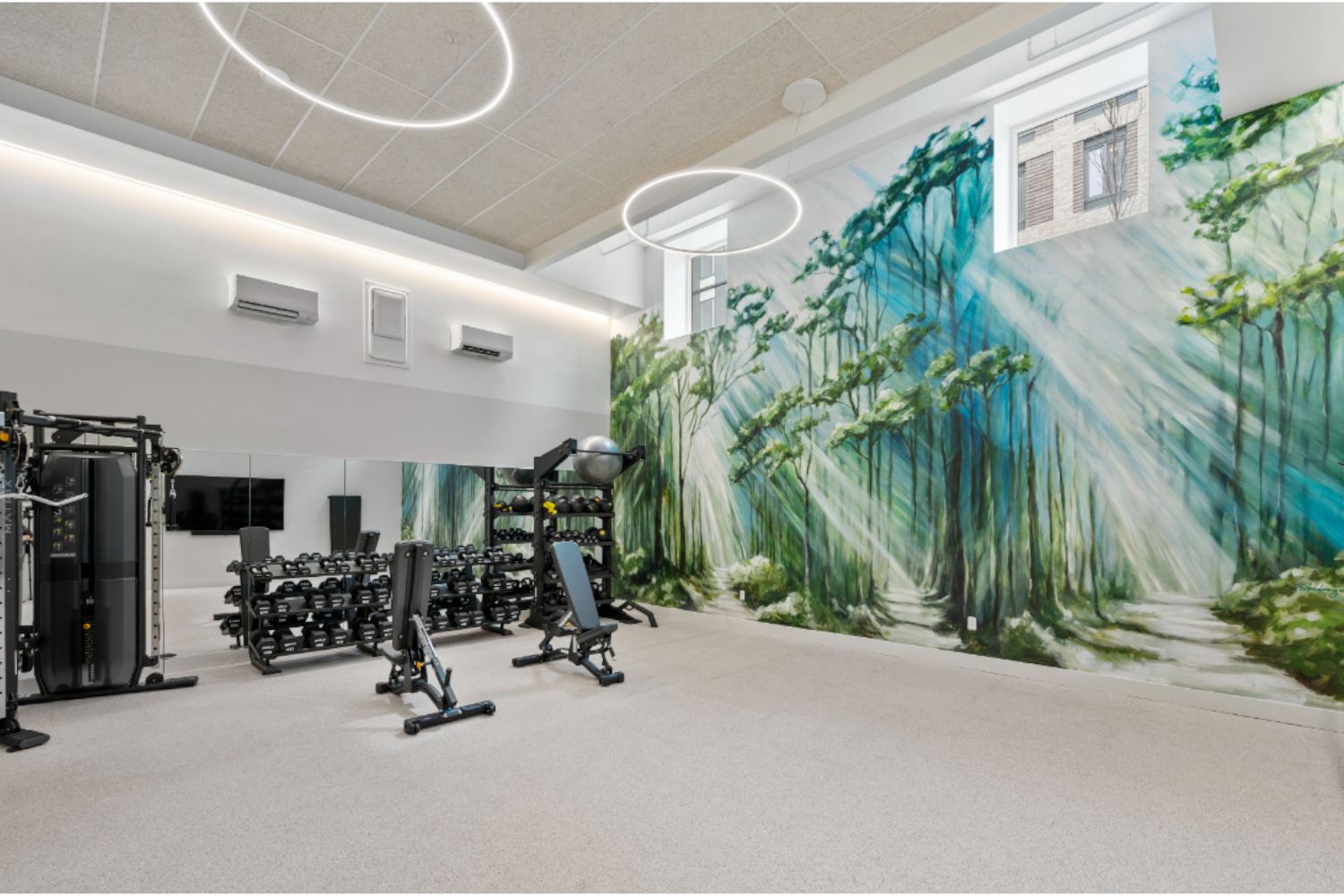 Fitness, fueled by state of the art equipement and inspiring artistery