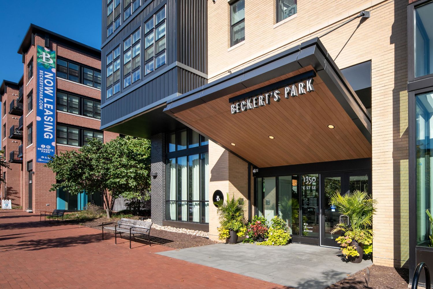 Beckert's Park Building Entrance