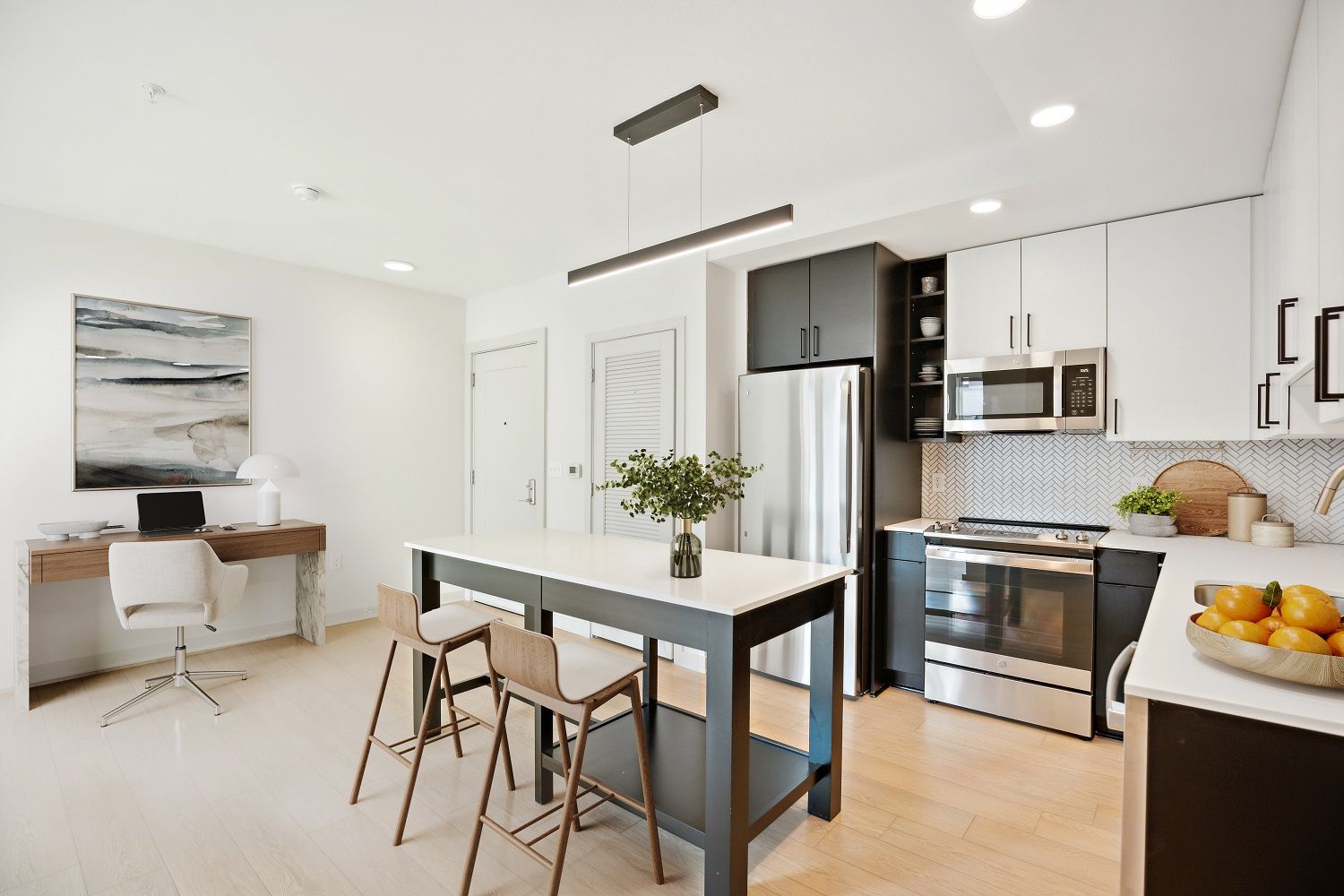 Kitchen and dining room