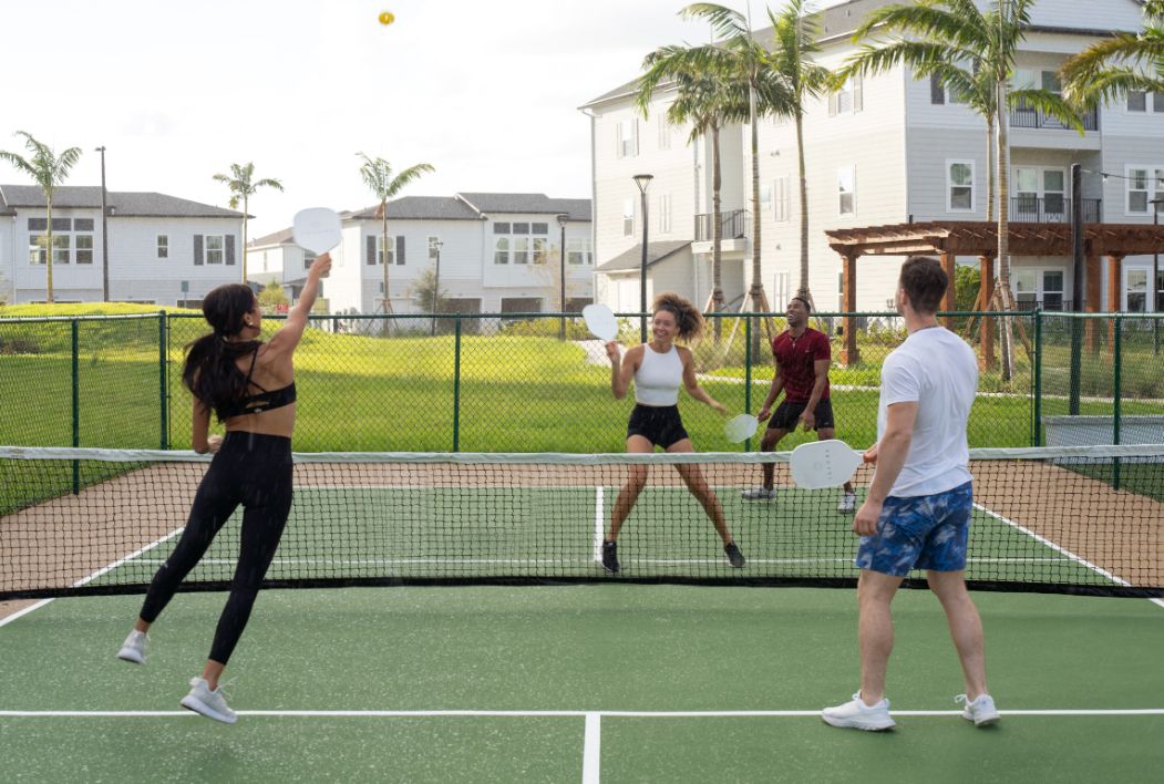 Pickleball court