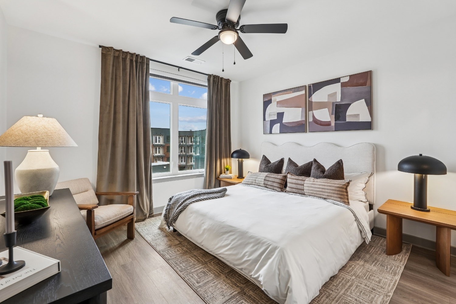 One-, two- and three-bedroom apartments