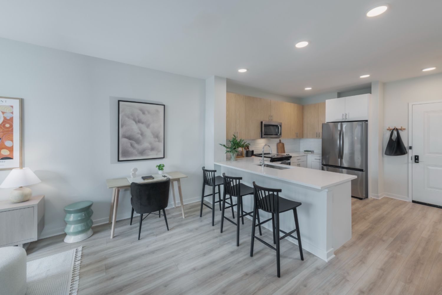 wideshot of kitchen