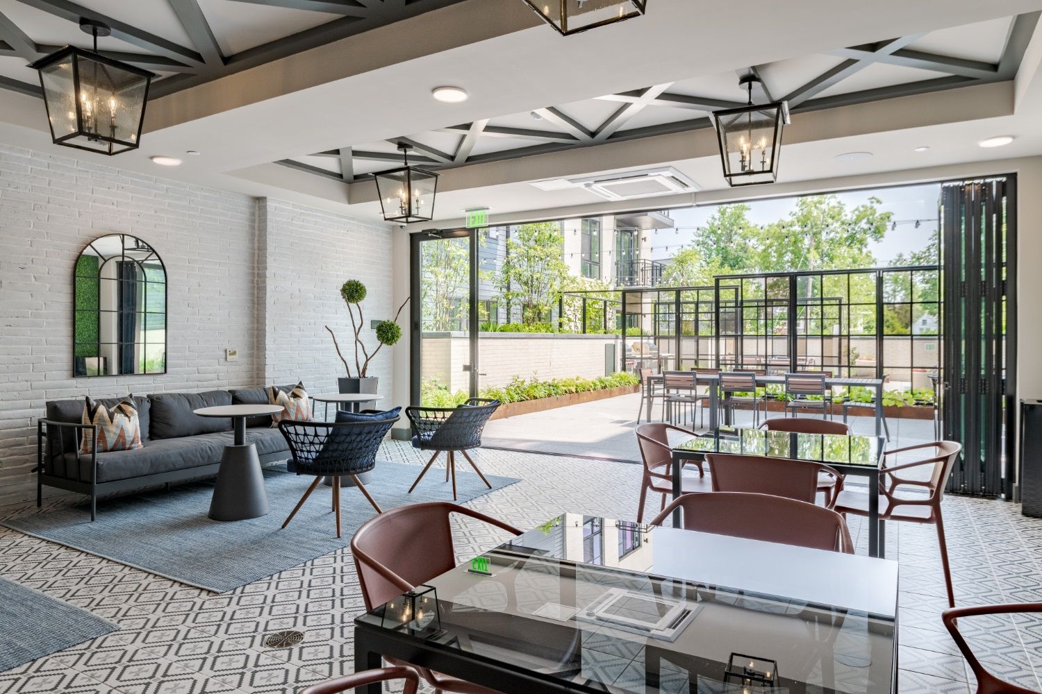 Photo of outdoor lounge