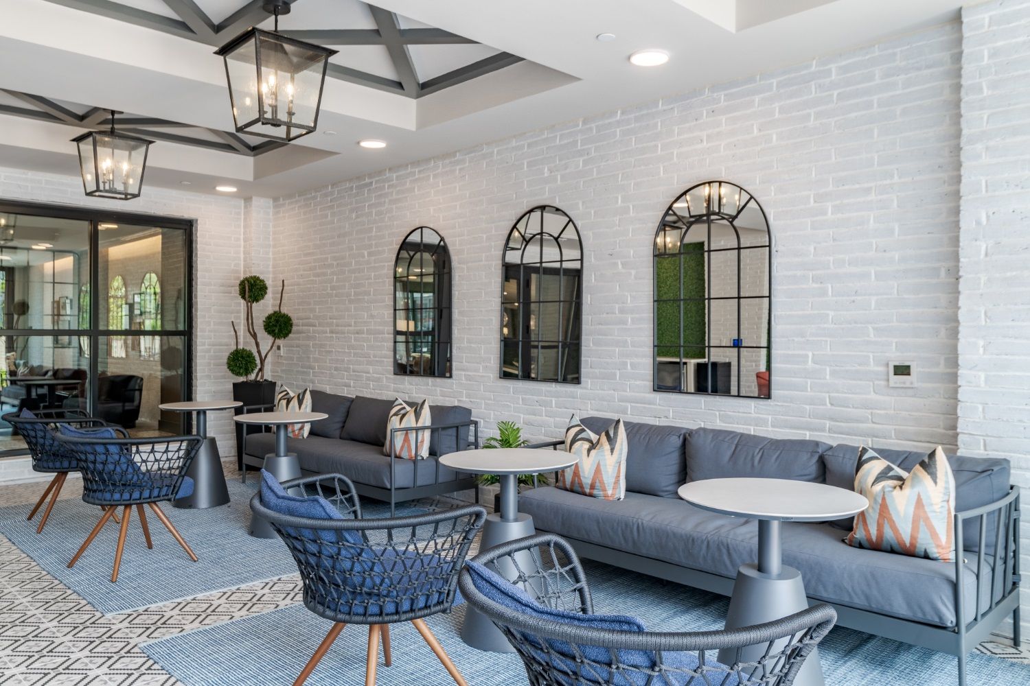 Photo of outdoor lounge