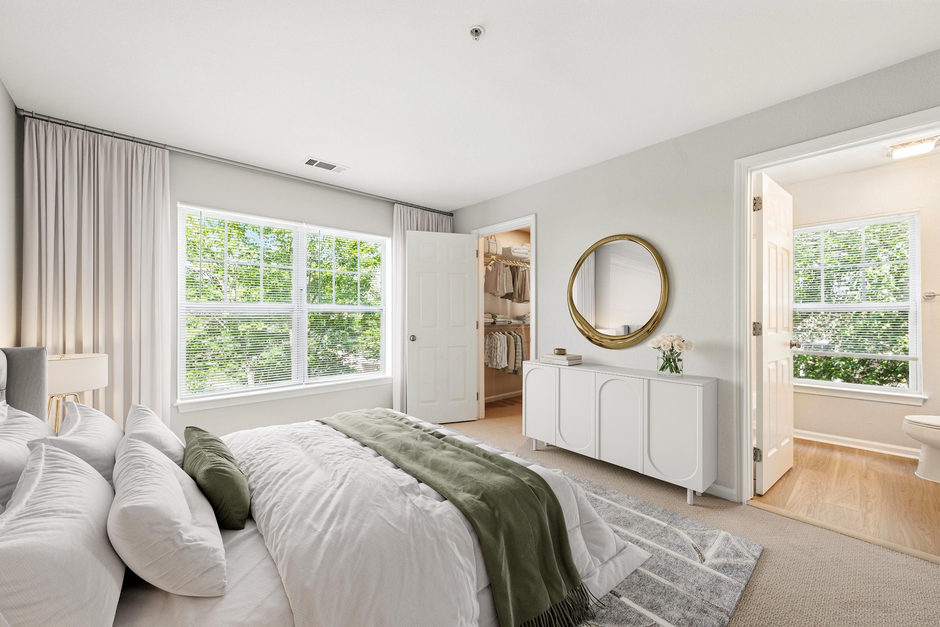 Primary Bedroom with Walk-in Closet