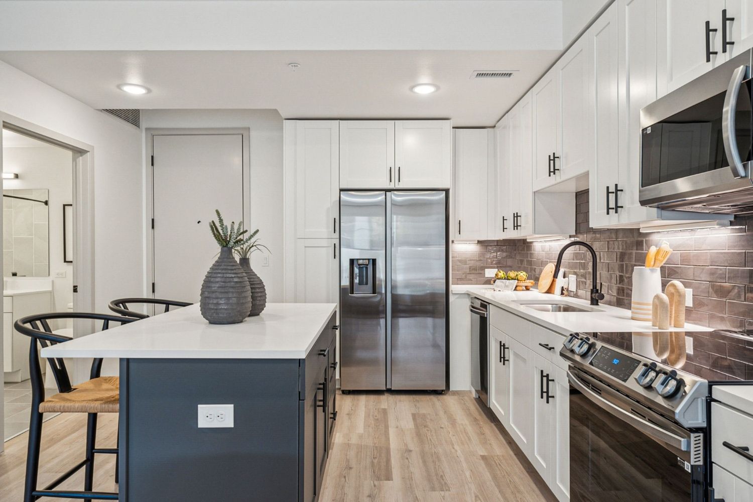 Enjoy modern features and finishes
