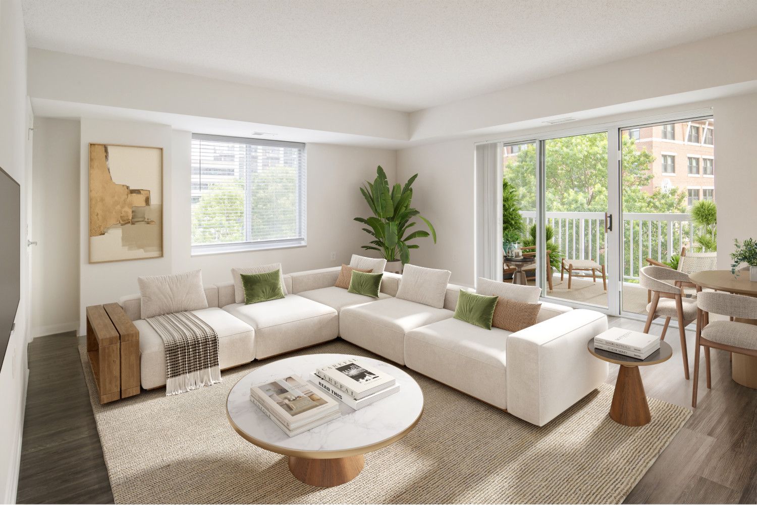 2 Bedroom Living and Dining room