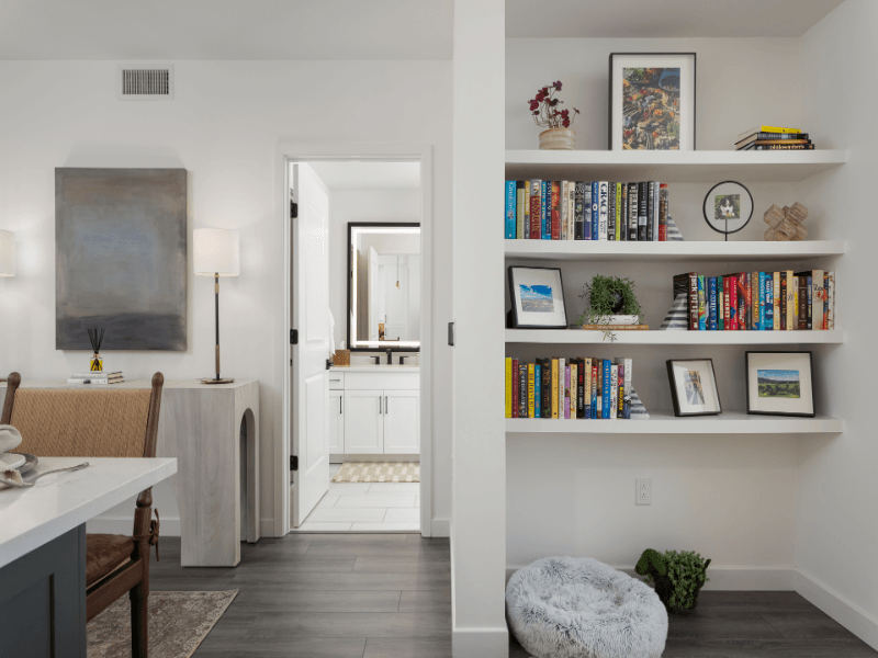 Library and modern finishes