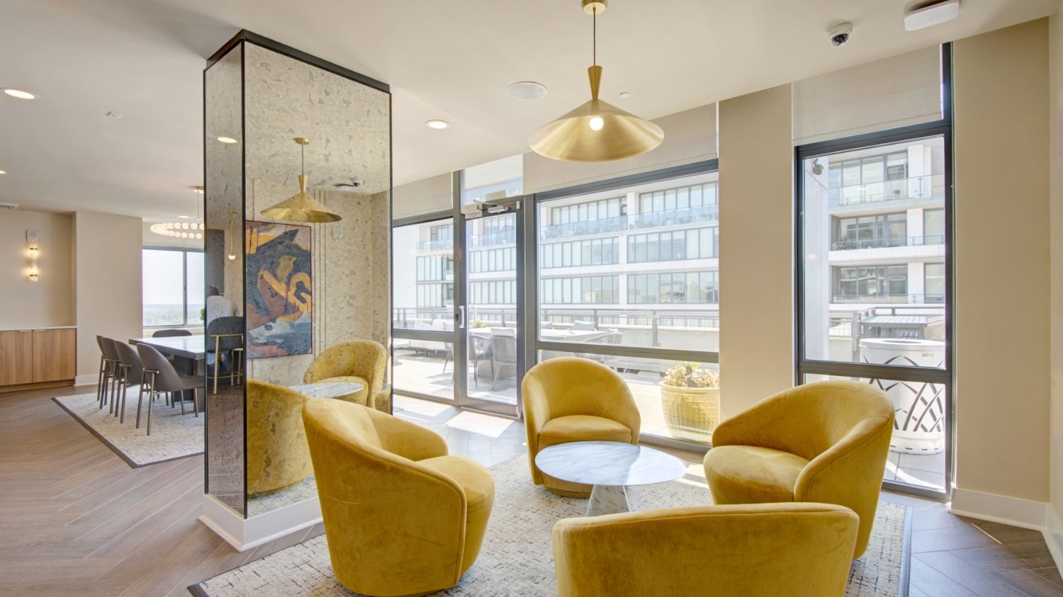 Photo of lobby seating