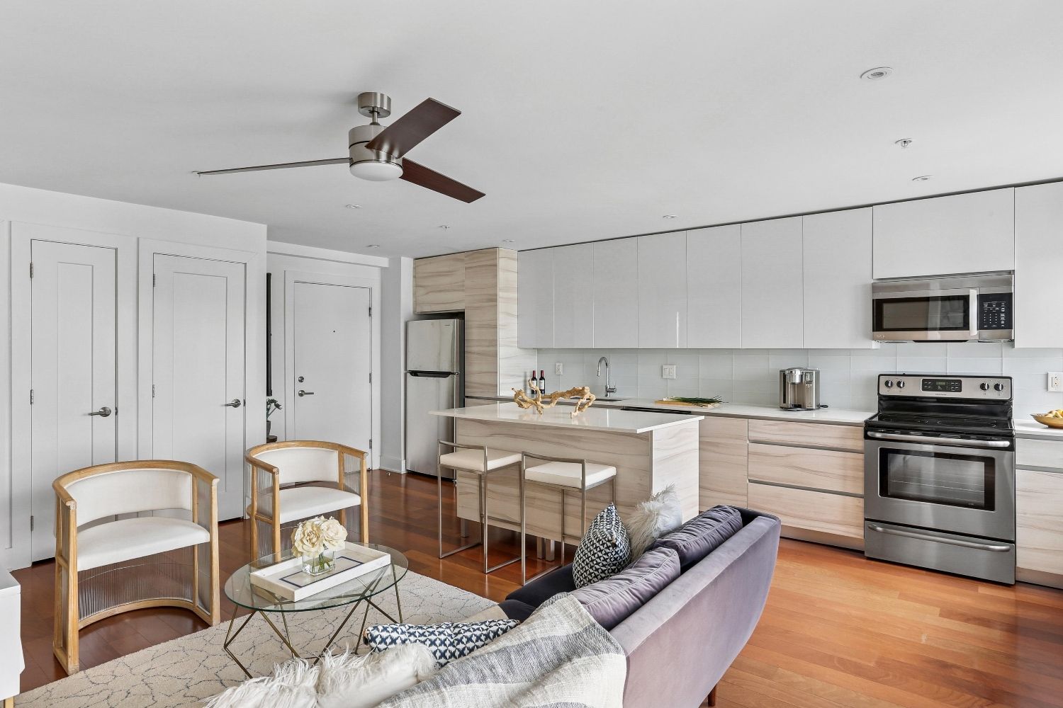 Living Room and Kitchen