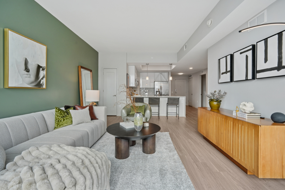 Living Room and Kitchen
