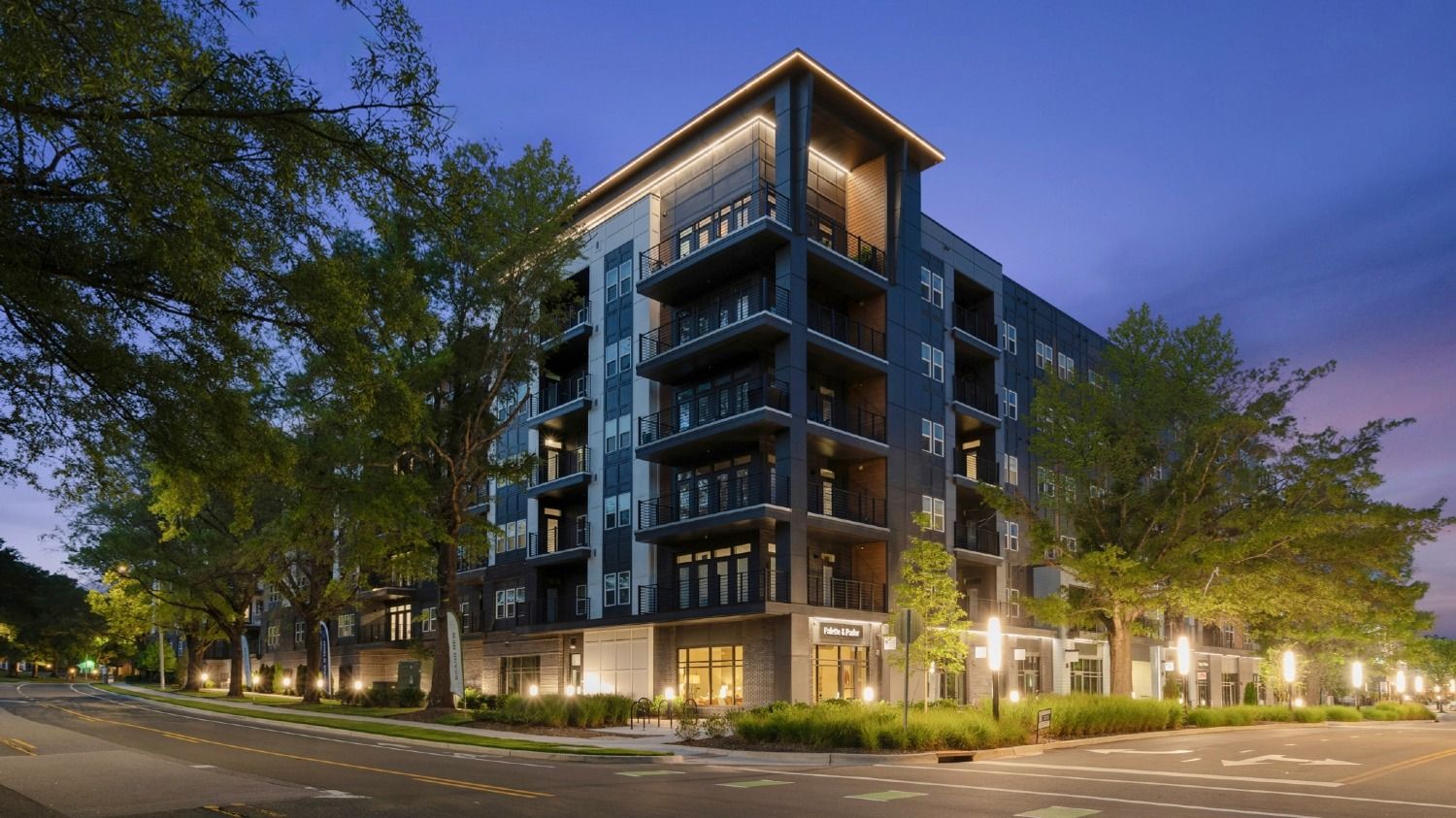 900 Willow at twilight