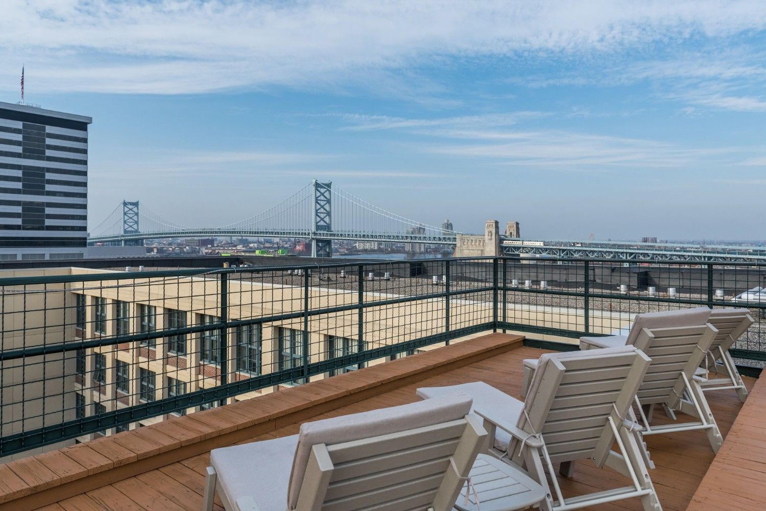 Rooftop seating
