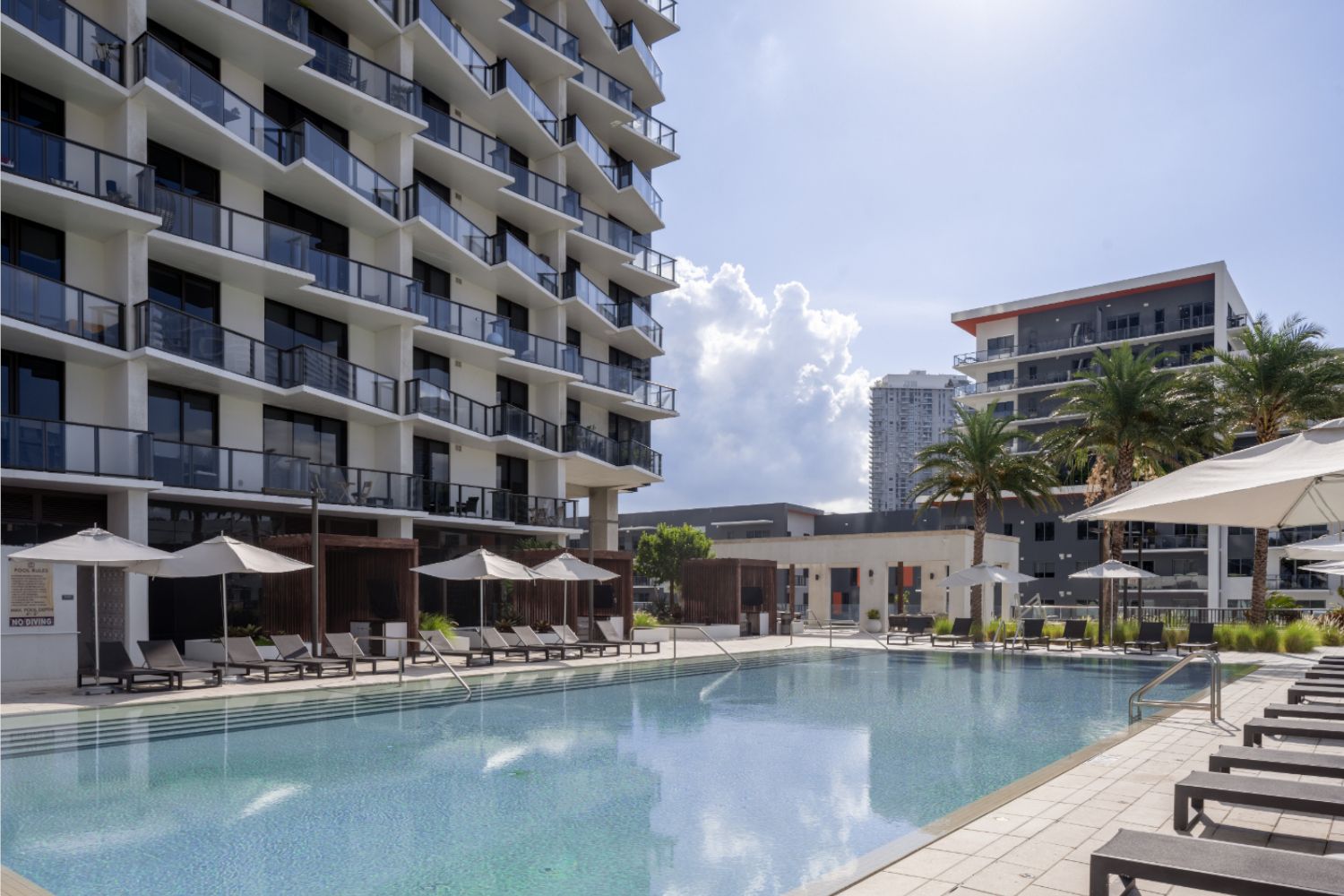 Resort style pool