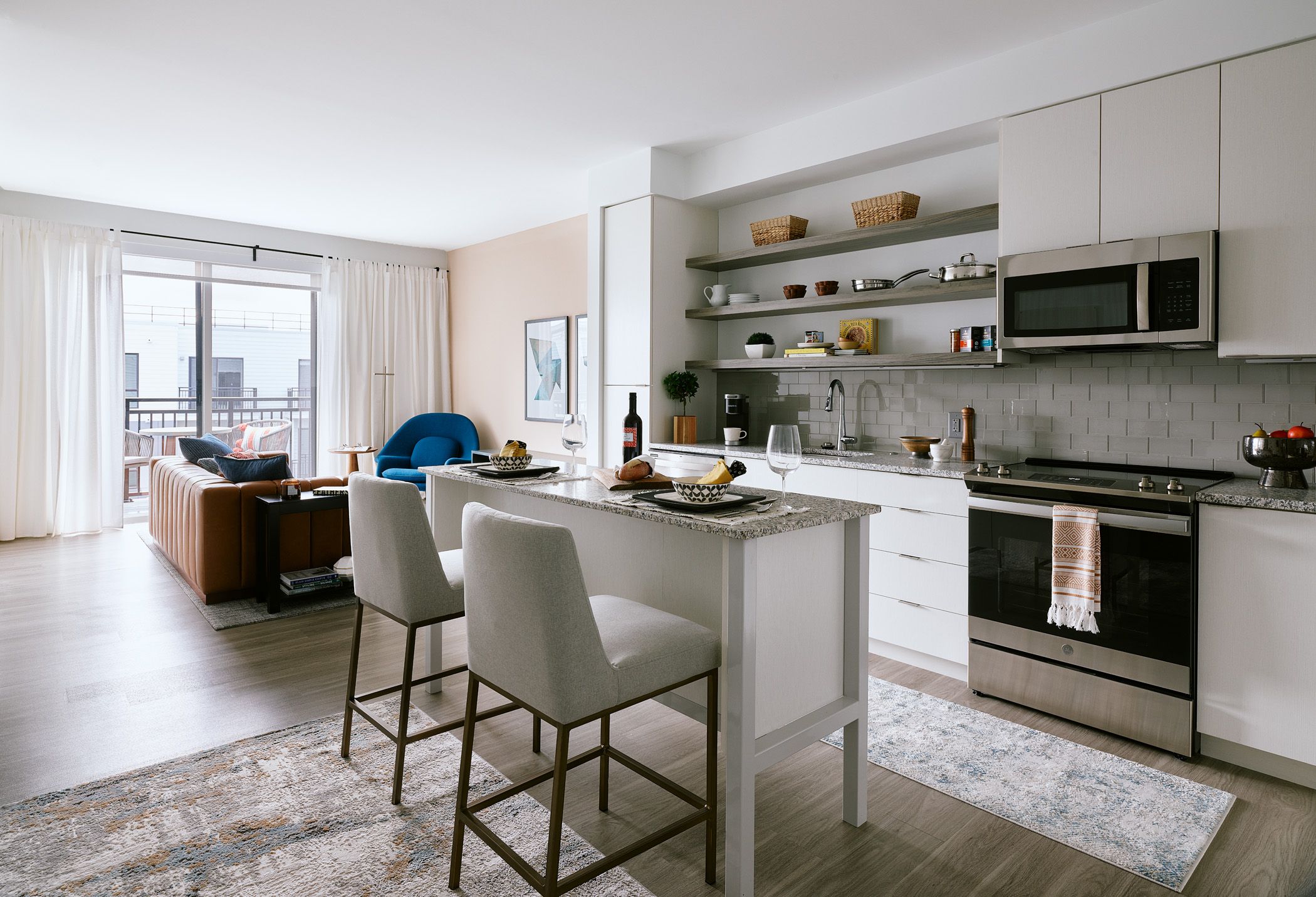 Open layouts provide the space you need for cooking and entertaining.