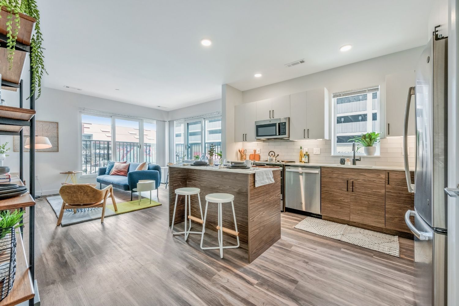 Bright and airy apartments that make you feel at home.