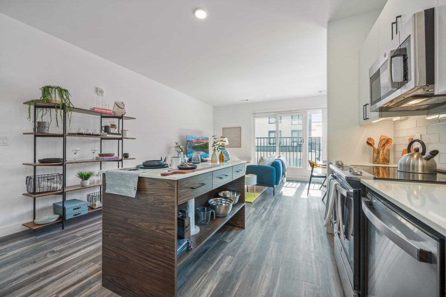Kitchen islands with enough storage for all of your cooking and backing supplies.