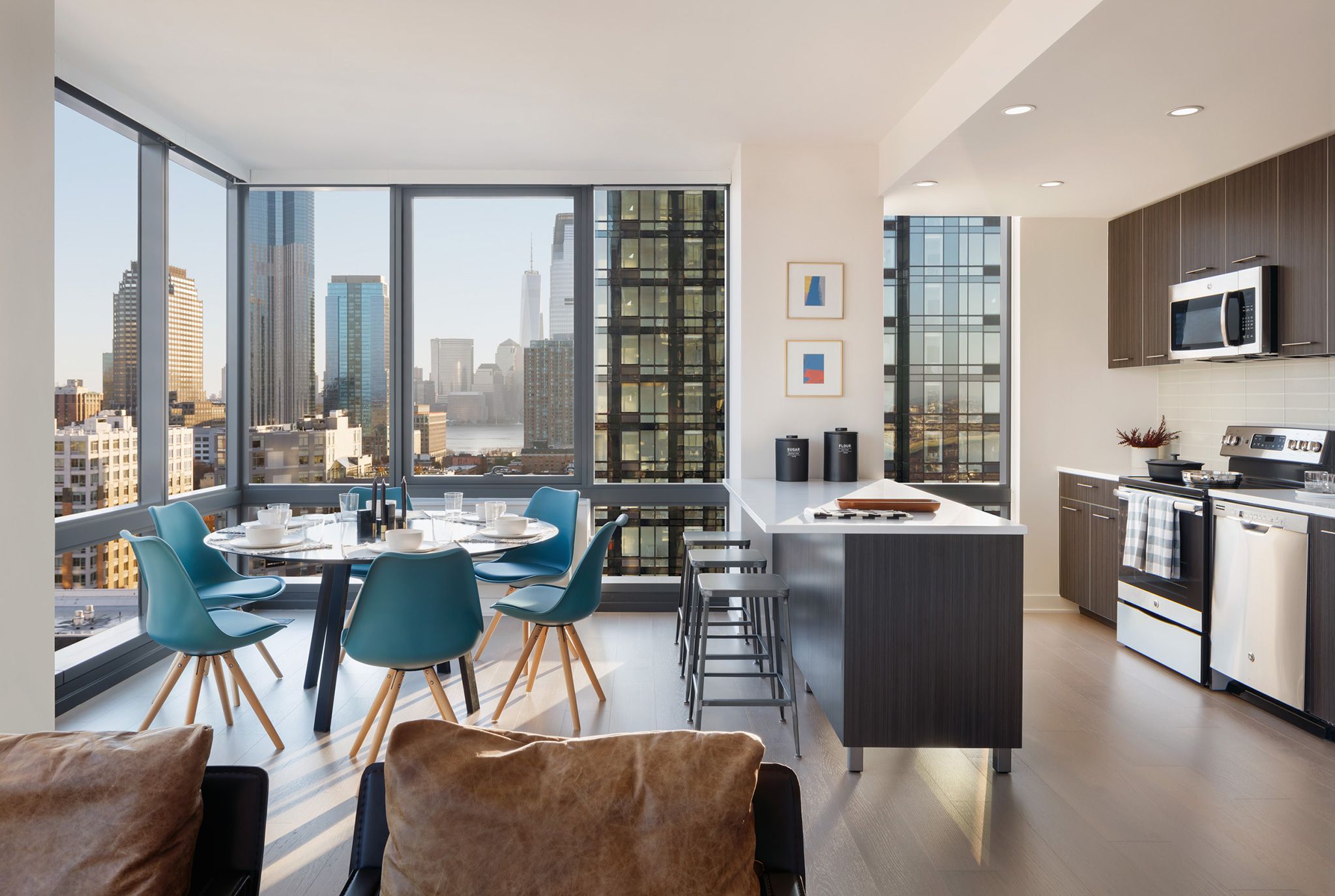 Living Room & Kitchen