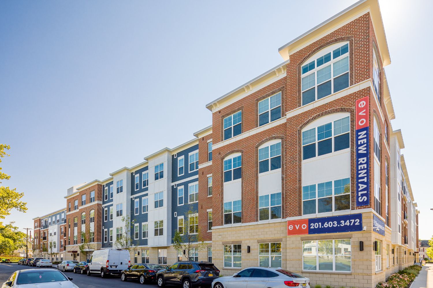 Exterior view of building from street