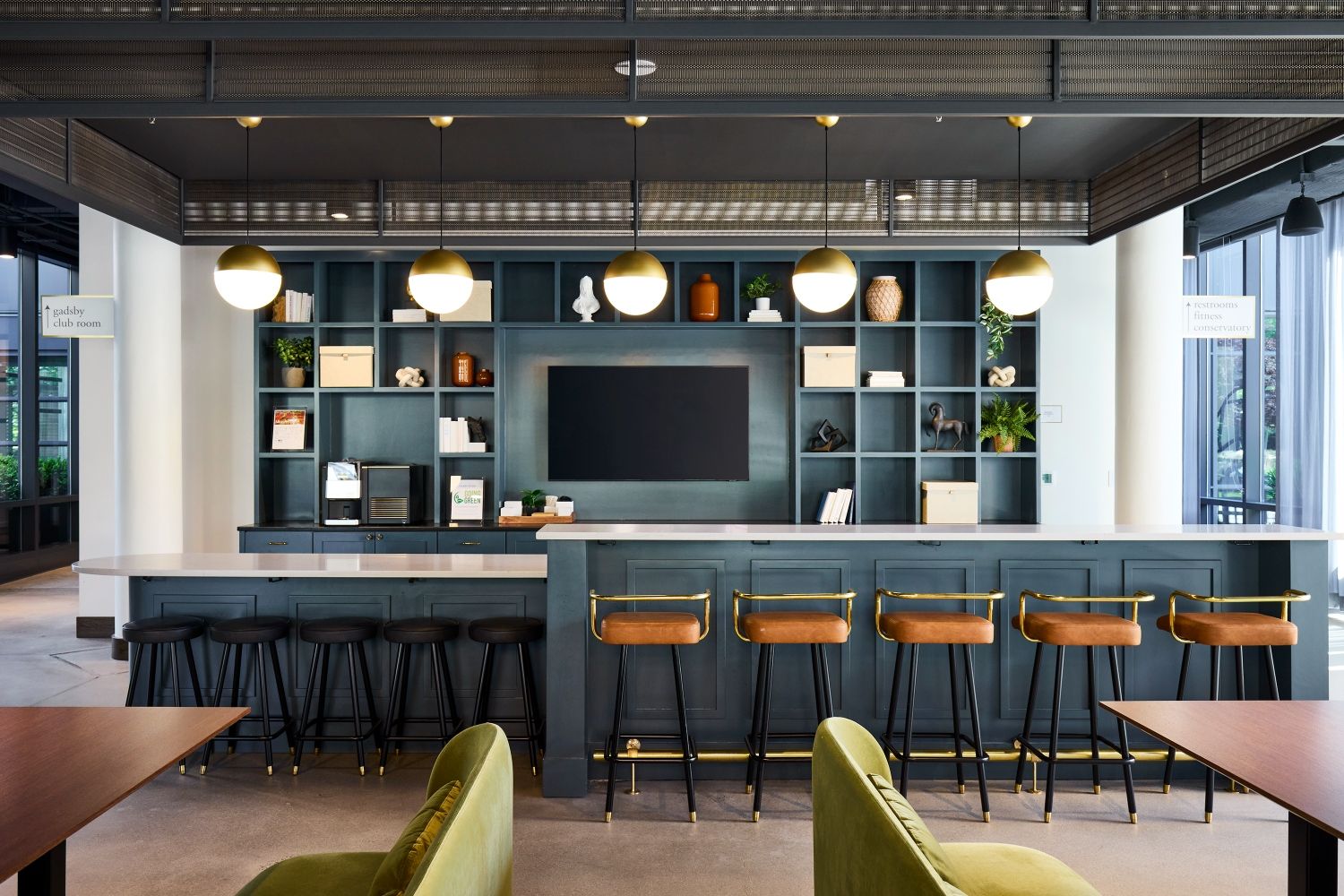 Elevated spaces with complimentary Wi-Fi