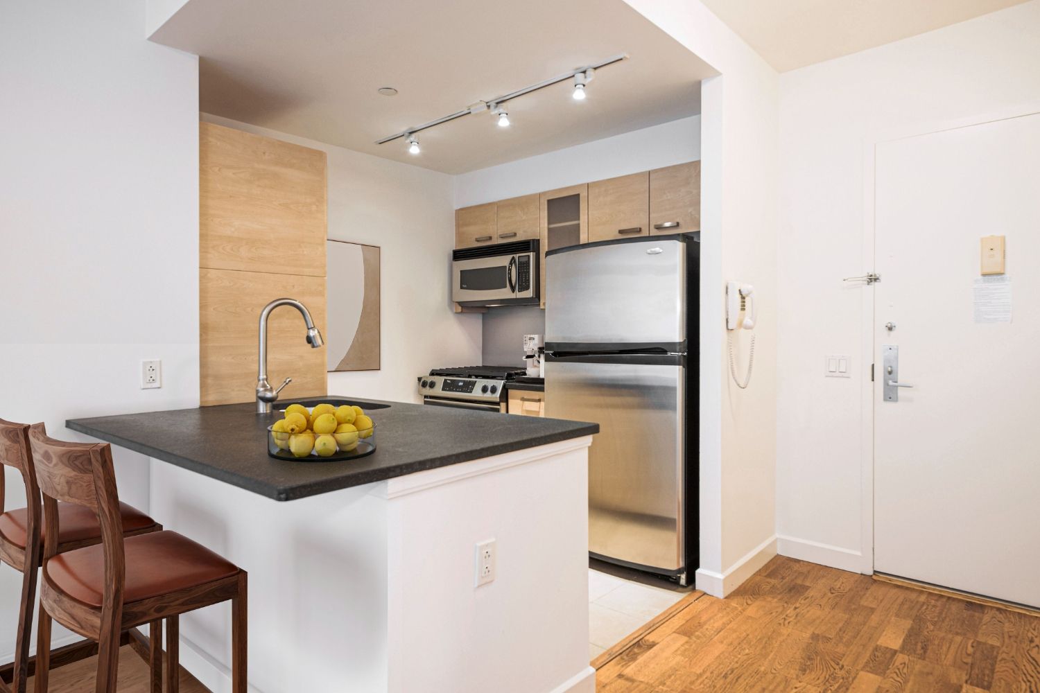 Kitchen and living room