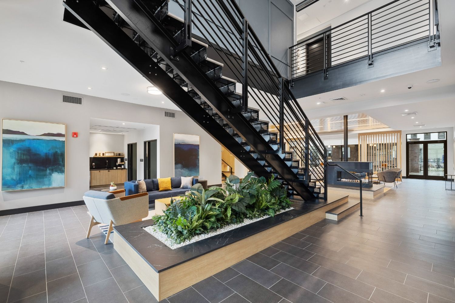 Modern sophistication meets cozy elegance