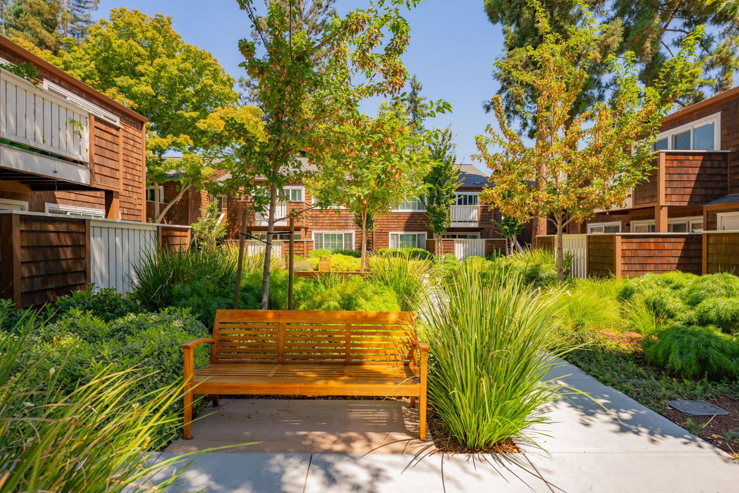Property Walkway Bench