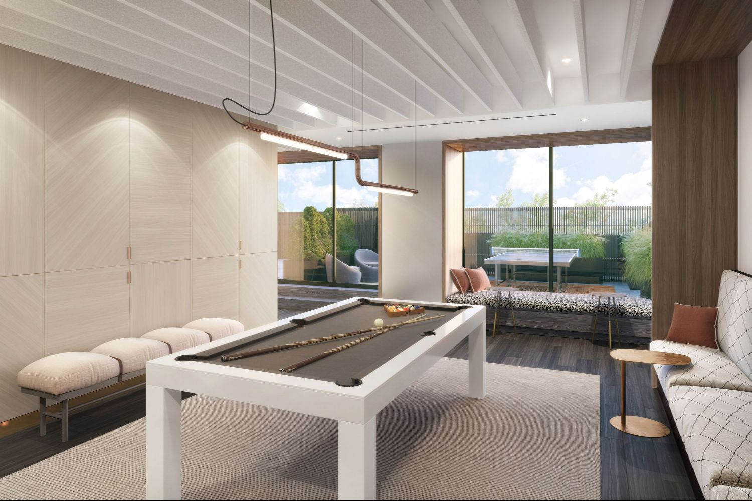 Clubhouse Pool table
