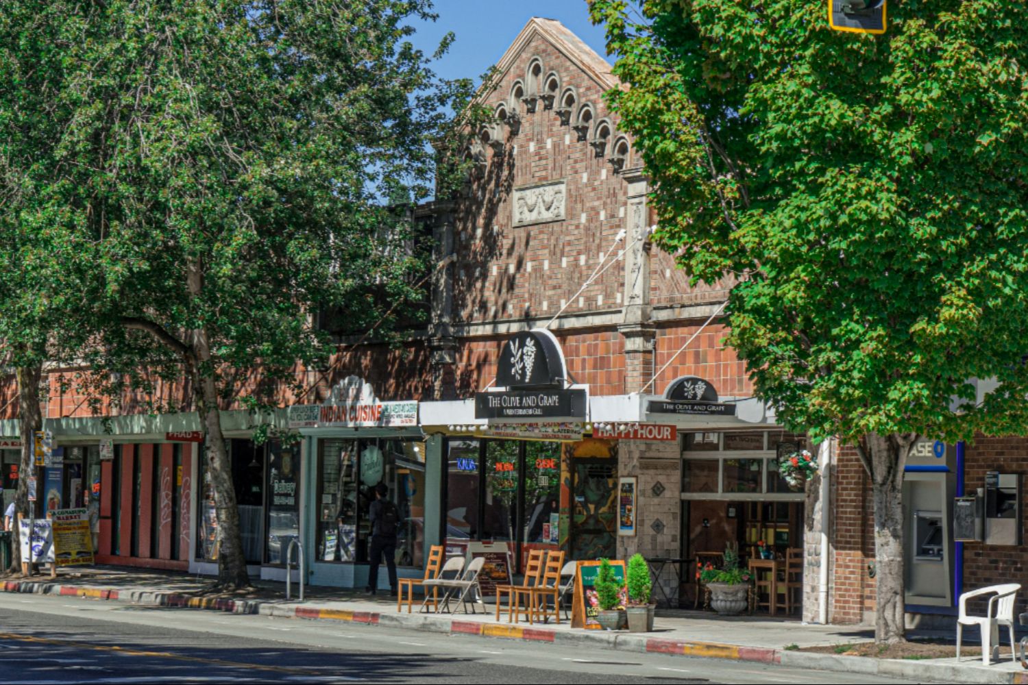 Dining scene in Greenwood Seattle near Janus Apartments with popular neighborhood restaurants