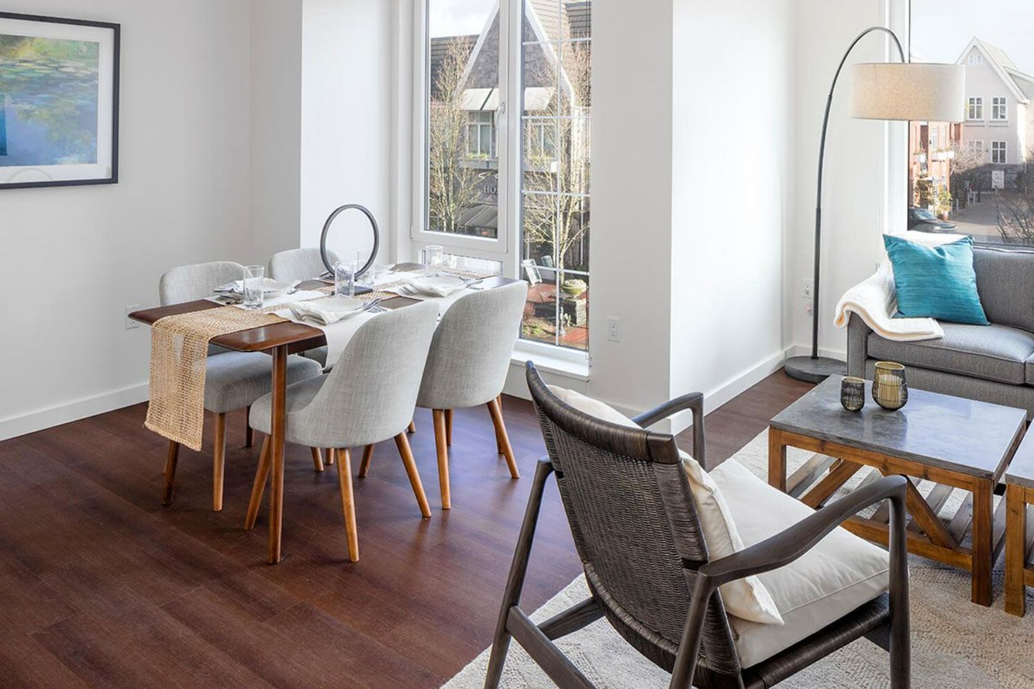 Furnished Dining Room