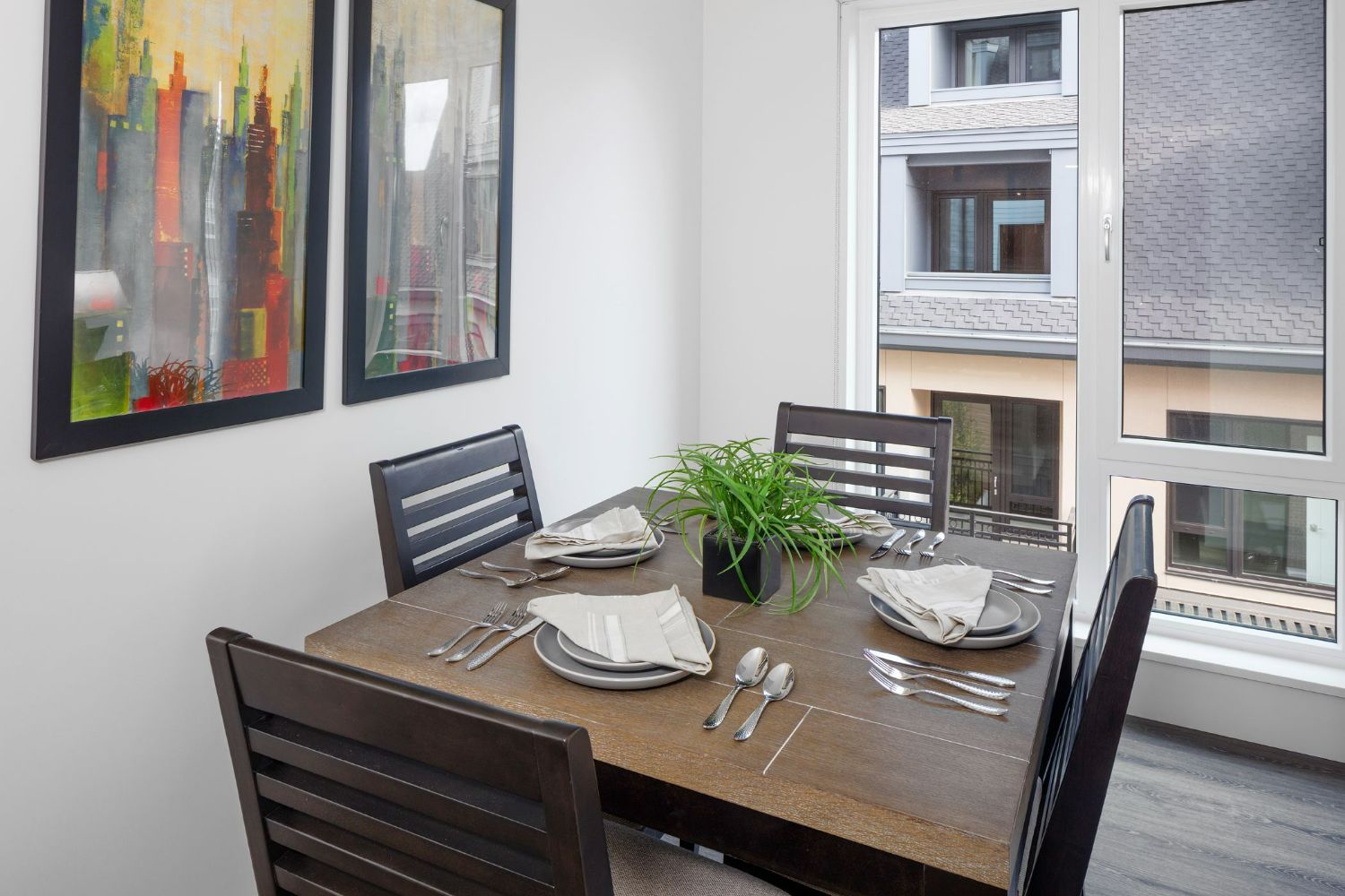 Furnished Dining Room