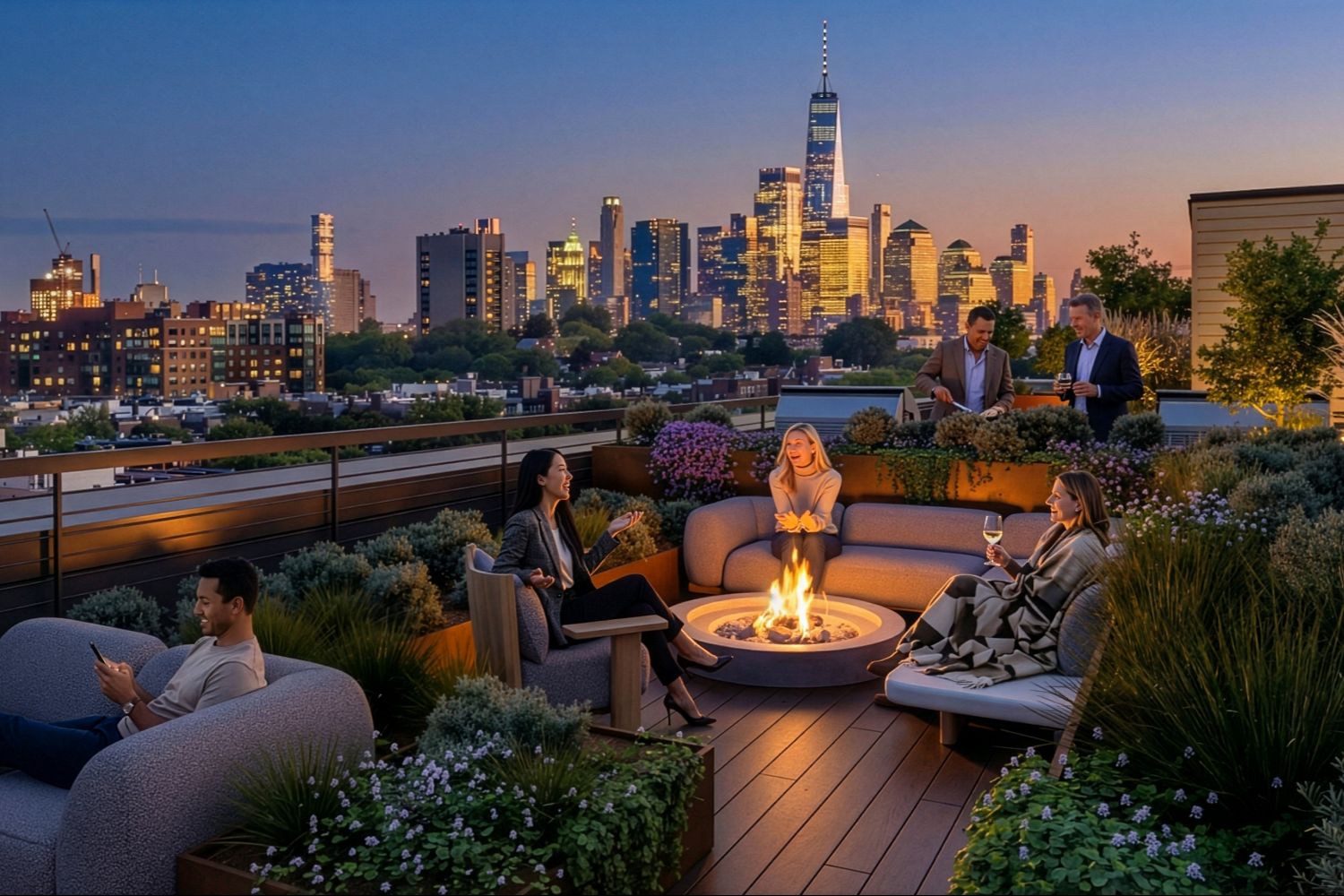 Roof Deck Night