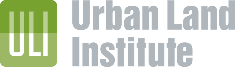 Logo of the Urban Land Institute featuring the initials "ULI" and the full name.